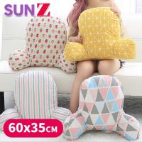 SUNZ-日系人體工學設計機能護腰加高加厚靠墊/靠枕(60X35cm)