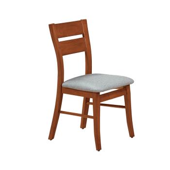 Boden-羅素實木皮面餐椅/單椅(灰色)