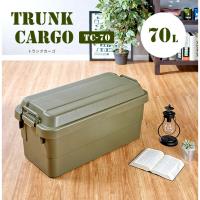 日本 RISU TRUNK CARGO 大自然系多功能環保耐重收納箱 70L -二色