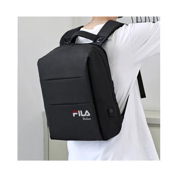 【FILA】多功能商務用後背包- 鐵灰色