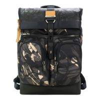 TUMI ALPHA BRAVO BRAVO尼龍雙口袋迷彩後背包(適用15吋筆電)-灰