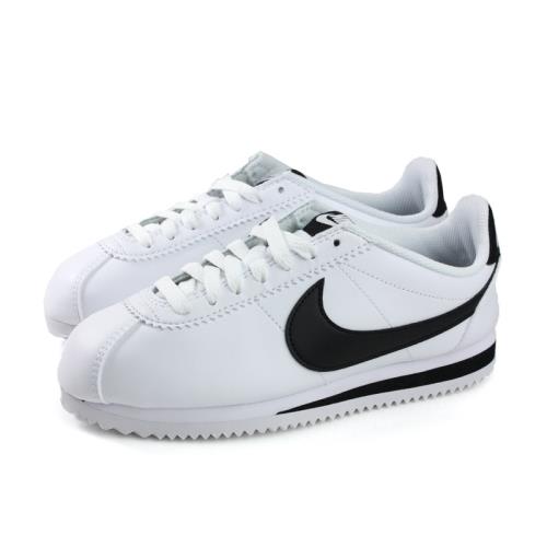 NIKE CLASSIC CORTEZ LEATHER  運動鞋 白色 女鞋 807471-101 no005