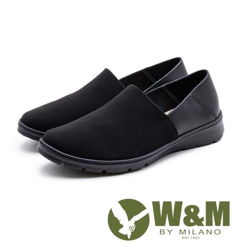 WM 百搭2way雙穿 舒適踩腳鞋 女鞋-黑(另有粉橘)