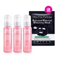 (買三送三)SHILLS舒兒絲 大馬士革頂級玫瑰彈力洗卸凝膠 100ml3入-送挽臉活性炭黑面膜3片