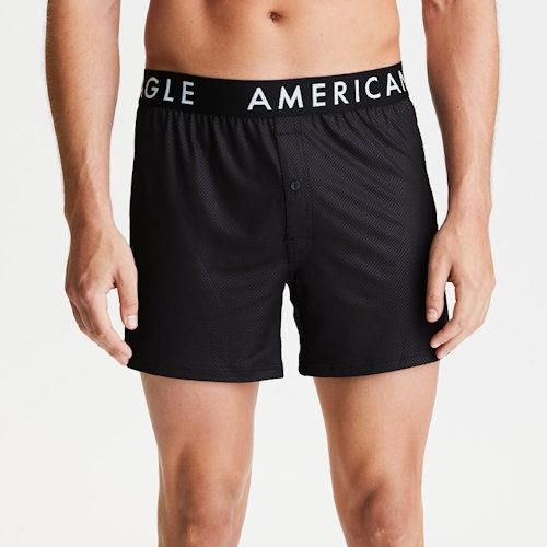 American Eagle 2019男時尚Flex黑鈕扣四角內著3件組