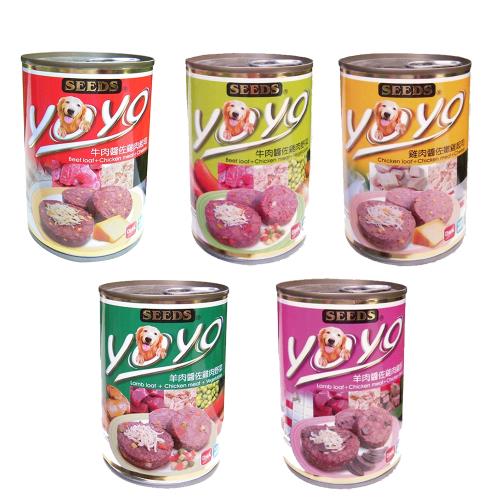 SEEDS惜時 yoyo 愛犬機能餐罐/罐頭-375克(375g) 共5種口味 X 12入