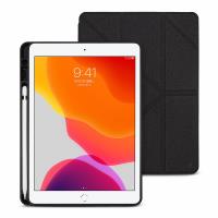 JTLEGEND iPad 2019 Amos 10.2吋 相機快取多角度折疊布紋皮套(含Apple pencil槽)