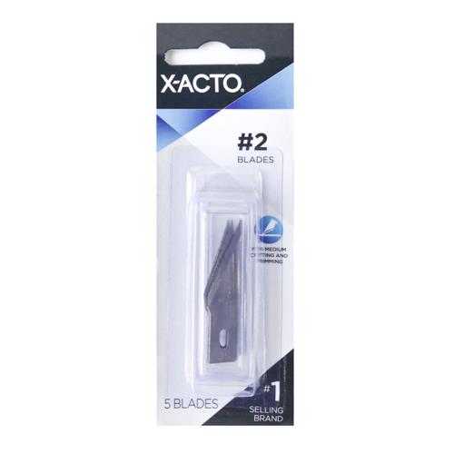 美國X-ACTO筆刀刀片X202筆刀替刃#2適#4 X5204 #5 X3205 #6 X3206 X3261(5入,平行輸入品)