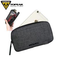 TOPEAK CYCLING WALLET 5.5”(適用大尺寸iPhone)單車防潑水多夾層手機包-灰