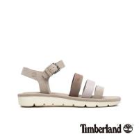 Timberland女款淡米色絨面皮革繫帶涼鞋A1XVJL47
