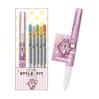 日本ENSKY卡娜赫拉UNI機能筆STYLE+FIT五色0.38mm原子筆423759附Signo墨水性筆芯