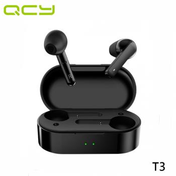 QCY T3 半入耳式真無線藍牙耳機 黑色款