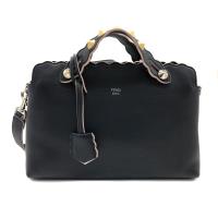 【FENDI】BY THE WAY 牛皮黃鉚釘手提斜背二用包 (8BL124-深藍)