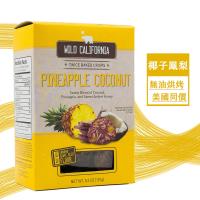 【Wild California瘋加州】美國加州水果脆餅-椰子鳳梨2盒優惠組(151g x 2)
