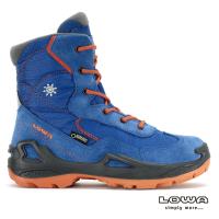 【LOWA】女 中筒保暖雪靴 藍/橘 LUCA GTX® MID(LW420544)
