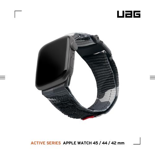 UAG Apple Watch 42/44mm 時尚錶帶-迷彩黑