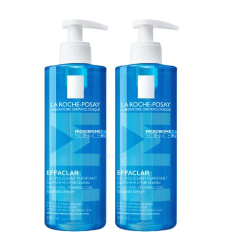 (買一送一)LaRochePosay理膚寶水 青春潔膚凝膠+M 400ML 共2入(效期2027/07)