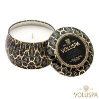 美國 VOLUSPA Maison Noir 黑屋系列 Ambre Lumiere 香草琥珀 錫盒 113g 香氛蠟燭