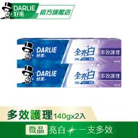 【黑人】全亮白 - 多效護理牙膏140g (2入)