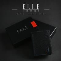 🔥任選590🔥ELLE HOMME OUTLET款-輕巧型多層信用卡/證件夾- 紳士黑 EL2070003