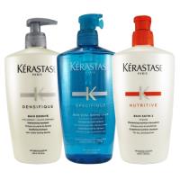 (即期品)KERASTASE 白金賦活淨髮浴/清新舒緩髮浴/皇家鳶尾滋養髮浴2號 500ml(3款任選1入)