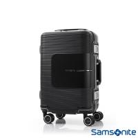Samsonite新秀麗 20吋Tri-Tech摩登PC鋁框減震輪TSA海關鎖登機箱(霧黑)-GN4*19001