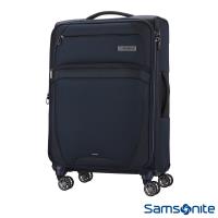 Samsonite新秀麗 20吋 Zira飛機輪可擴充布面TSA登機箱(海軍藍)-DK9*41001