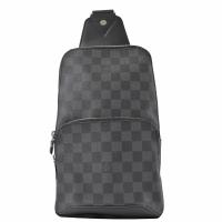 Louis Vuitton LV N41719 AVENUE SLING 黑灰棋盤格紋斜/後背包 現貨