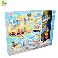 Playful Toys 頑玩具 海陸空積木3710(交通工具積木 直升機積木 火車積木 輪船積木)