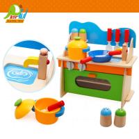 Playful Toys 頑玩具 木製廚房組 6610 (裝扮遊戲 家家酒玩具 木製仿真廚房遊戲組 兒童木質迷你廚房 經典木玩)