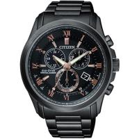 【CITIZEN 星辰】限量光動能羅馬萬年曆腕錶-棕(BL5545-50E)