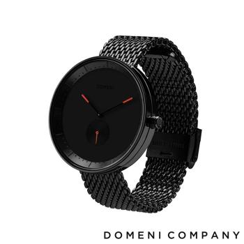 【DOMENI COMPANY】經典系列不鏽鋼單眼男錶(紳士黑錶盤/黑/BLM02)