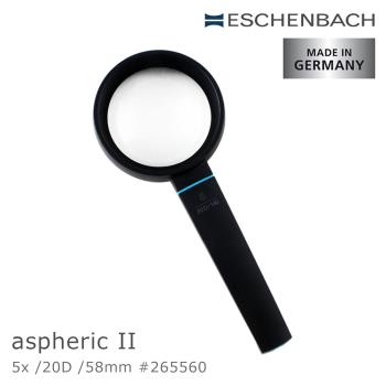 【德國 Eschenbach】5x/20D/58mm aspheric II 德國製手持型非球面放大鏡 265560
