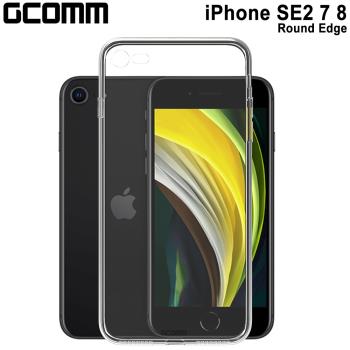 GCOMM iPhone SE3 SE2 7 8 清透圓角防滑邊保護殼 Round Edge