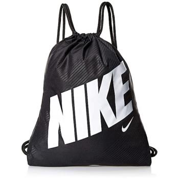 Nike 2020時尚大Logo黑色運動束口後背包