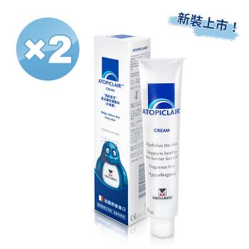 ATOPICLAIR愛妥麗 保濕敷料Cream乳霜100ml×2入(義大利原裝進口)