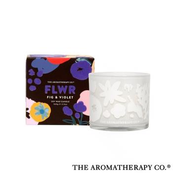 紐西蘭 Aromatherapy Co FLWR 系列 Fig  Violet 紫羅蘭 100g 香氛蠟燭