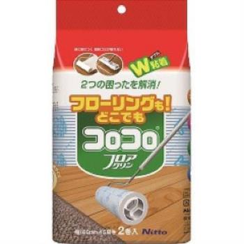 NITOMS 地板專用備用貼紙二入(居家必備 備用品 好收納 滾筒式 補充包)