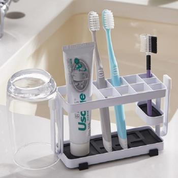 逗點 專利設計牙杯牙刷分隔收納架 (3款任選)