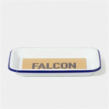 Falcon 獵鷹琺瑯 小托盤 藍白 19.5cm