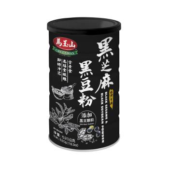 馬玉山 黑芝麻黑豆粉520g 鐵罐