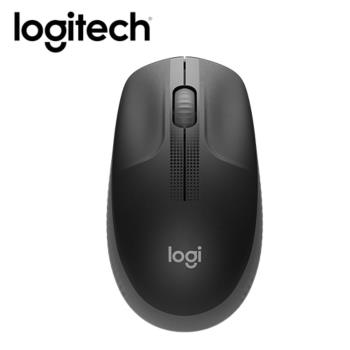 Logitech 羅技 M190 全尺寸無線滑鼠 木炭黑