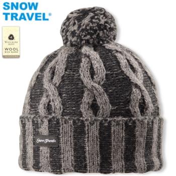 【SNOW TRAVEL】AR-60防風美麗諾羊毛85%加厚3層羊毛帽