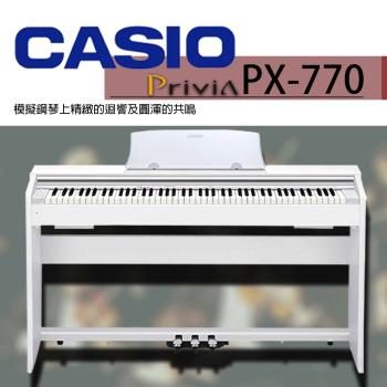 CASIO PX770 BK 88 鍵數位電鋼琴時尚黑色款- PChome 24h購物