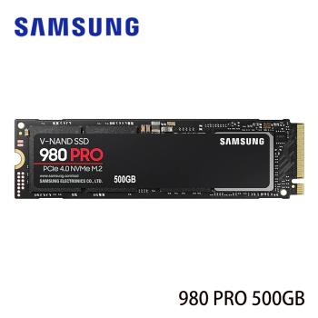 SAMSUNG 三星 980 PRO 500GB NVMe M.2 固態硬碟 MZ-V8P500BW