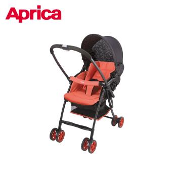Aprica愛普力卡 Karoon 超輕量平躺型雙向嬰兒推車入門款~紅色款