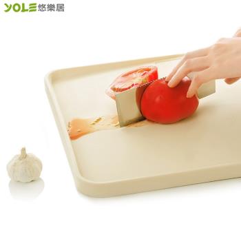YOLE悠樂居 日本SP SAUCE多功能加厚斜面雙面切菜砧板(贈砧板紙100張)