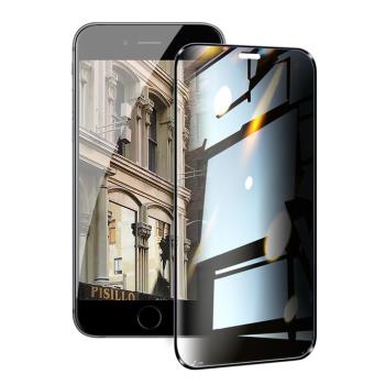 NISDA for iPhone 6 plus / iPhone 6s plus 防窺2.5D滿版玻璃保護貼-黑