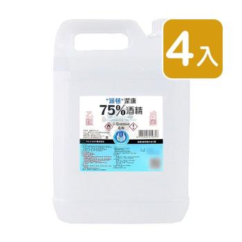 派頓潔康 75%酒精 4L (4入)