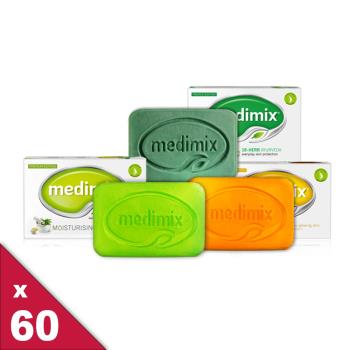 Medimix 阿育吠陀3色混搭天然草本手工皂75g  60入 